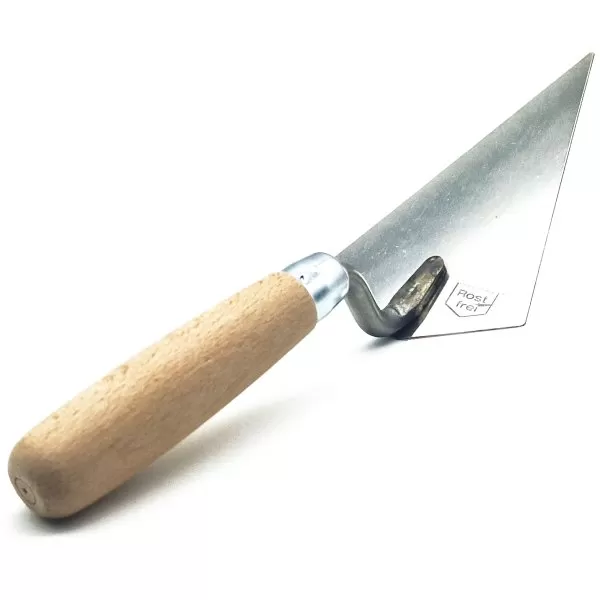 Skärslev_140mm_detail_0_751skarslev140mmtillspackelbrukputsfogjpg Skärslev 140 mm – Rostfri murslev för glättning & avjämning - Bild 1