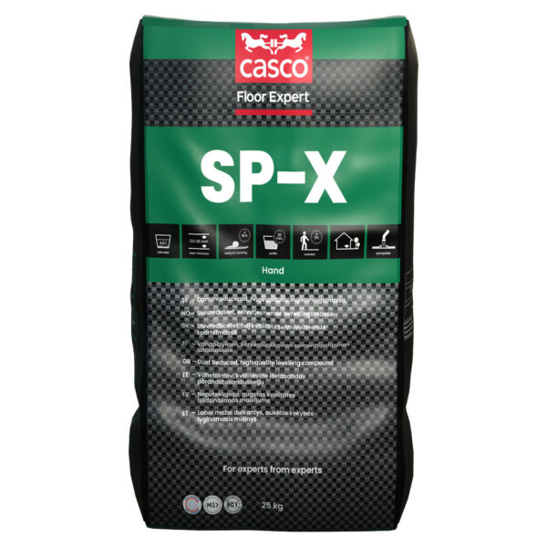 Casco® SP-X – Dammreducerat golvspackel