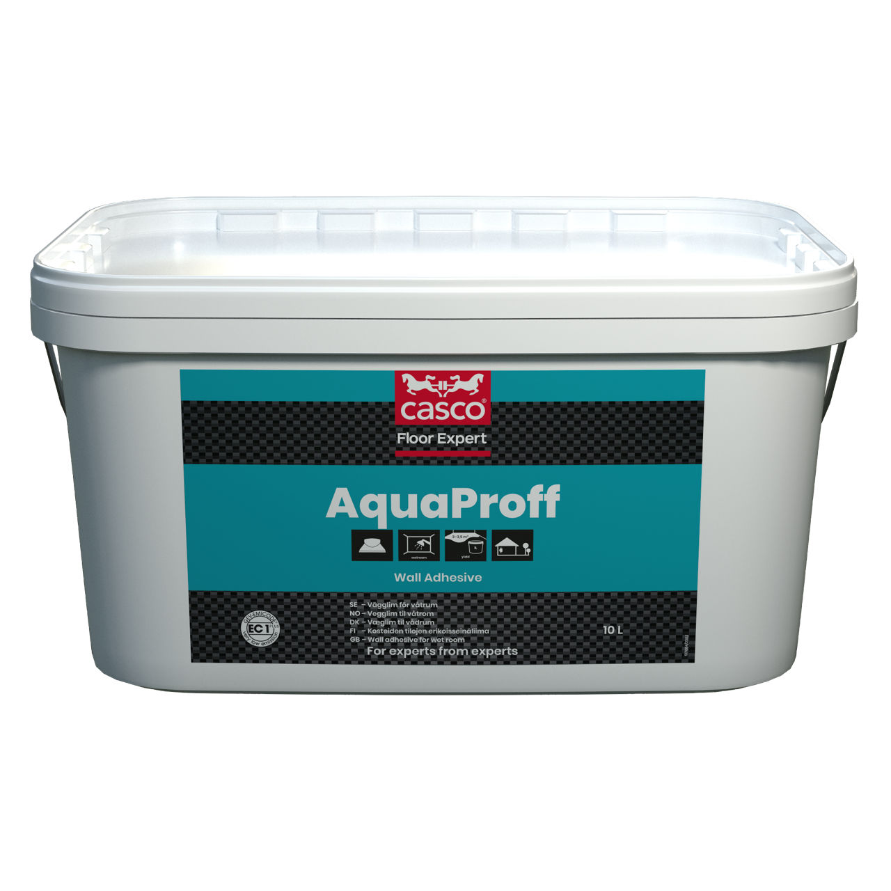 se-02-sv-SECASCO-AquaProff-10-l-1x1-00232451 Casco® AquaProff – Vägglim för PVC-mattor - Bild 1