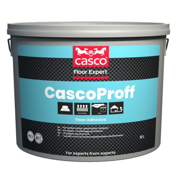 Casco® Proff – Golvlim för PVC & textilmattor