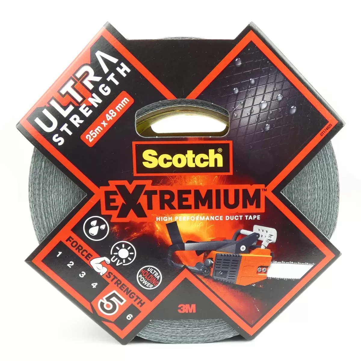 dt174825scotchvavtejpextremiumultrastrenght.jpg 3M Scotch Extremium Vävtejp DT17 – Extra Tjock Silvertejp 48mm x 25m - Bild 1